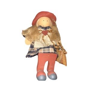 WOODEN SHELF DOLL